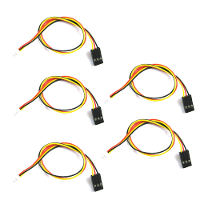 5 PCS 20cm 1.25Mm Molex Pico to TJC8 2.54Mm DuPont 3P 3 Pins Connecting AV Cable DIY for FPV Camera