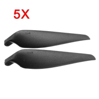 5 Pcs Xfx 11*8 1180 Inch Black Nylon Folding Propeller Blade For Rc Model