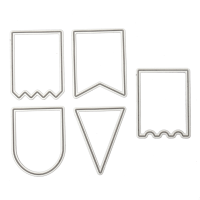 5 Piece Metal Cutting Dies Stencils For Diy Scrapbooking Photo Album Paper Card Gift
