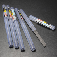 5 Tubes Hb/2b/2h Black Lead Refills Tube 0.5Mm With Case For Mechanical Pencil
