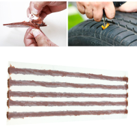 5 X Tubeless Tire Tyre Puncture Repair Strip String Kit Plug Car Bike Motorcycle
