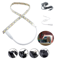 50/100Cm Dimmable Waterproof Smd5050 Led Strip Light Kit With Dc Connector + Dimmer + Adapter Dc12v