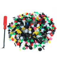 500 Car Rivet Bumper Fender Retainer Fastener Mud Flaps Push Clips Pin W / Tool