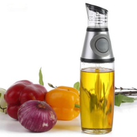 500Ml Kitchen Glass Olive Oil Vinegar Dispenser Pourer Bottle With No Drip Spout