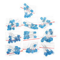 500Pcs 10 Values 102k 681k 2kv High Voltage Ceramic Capacitors Kit Assortment Set Component Pack 10pcs Each Value