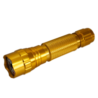 501B 405nm Flashlight Shaped Purple Laser Pointer 5mw(1*16340)