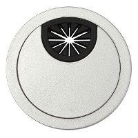 50Mm Cable Tidy Port Surface Outlet Wire Hole Cover For Computer Desk Table