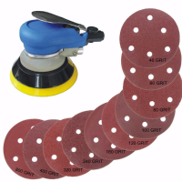 50Pcs 125mm Abrasive Sand Discs Sanding Paper 6 Holes Sanding Discs 40 800 Grit Sand Paper