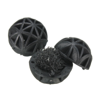 50Pcs 16mm Black Aquariums Ball Aquatic Creatures Bacteria Culture Ball For Fish Tank Filter