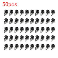50Pcs Nylon Liner Clip Push Pin For Ford For Hummer For Gm Torrent Equinox