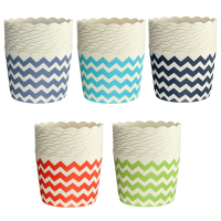 50Pcs Wavy Paper Cake Cup Liners Baking Cupcake Muffin Pastry