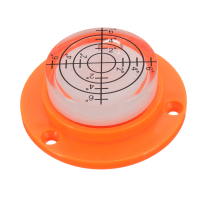 50X17mm Diameter Disc Bubble Spirit Level Round Circle Circular Tripod Bullseye