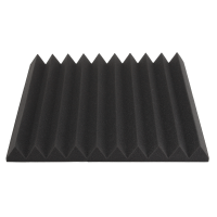 50X50x5cm Soundproofing Foam Wall Tiles Black Acoustic Studio Panel