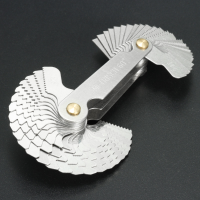 52 Blades 0.25Mm 6mm Metric Whitworth 55/60 Degree Thread Screw Pitch Gauge