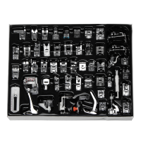 52Pcs Sewing Machine Snap Presser Foot Set Multi Functional Kit For Singer