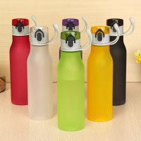 550Ml Multi Color Frosted Plastic Water Cup Portable Fashion Style Sports Cups