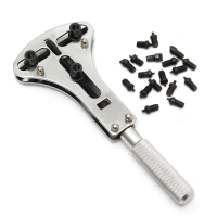 55Mm Watch Back Case Battery Cover Opener Wrench Remover Repair Tool Kit 18 Tips