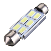 5630 Chip Led Map/dome Interior Light Bulbs White 42 Mm Festoon
