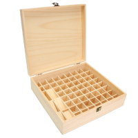 59 Grids Wooden Bottles Box Container Organizer Storage For Essential Oil Aromatherapy