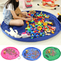 59Inch Kid Toys Storage Bag Folding Drawstring Beam Port Finishing Home Organizer Camping Picnic Mat
