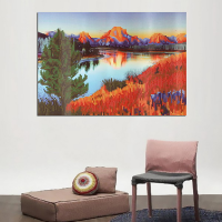 5D Diamond Painting Diy Lake Room Embroidery Cross Stitch Home Decor