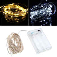 5M 50 Led String Fairy Light Battery Operated Christmas Party Decoration Holiday Lamp