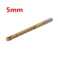 5Mm Hss Titanium Coated Drill Bit Wood Metal Plastic Cutting Saw Drill Bit