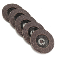 5Pcs 100mm 4 Inch 80 Grit Flap Sanding Disc Angle Grinder Wheel