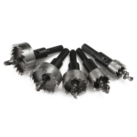 5Pcs 16 32mm Hole Saw Cutter High Speed Steel Drill Bit Set