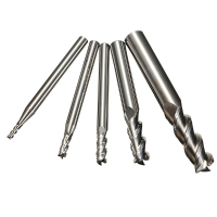 5Pcs 2 3 4 6 8mm 3 Flutes Tungsten Carbide End Mill Cutter Bits