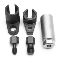 5Pcs 22mm Oxygen Lambda Sensor Remove Tool Socket Kit Thread Chasers