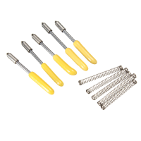 5Pcs 30 Degree Cutter Cutting Plotter Vinyl Knife Blades Offset For Graphtec Cb09 With Springs
