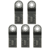 5Pcs 35mm Carbon Steel Long Teeth Saw Blade Oscillating Multi Tool For Fein Multimaster Bosch Makita