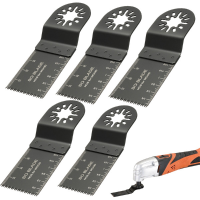5Pcs 35mm High Carbon Steel Oscillating Multi Tool Saw Blades