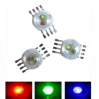5Pcs 3w Rgb Rgbw High Power 8pin Led Diodes Blub Diy Chip Light Dc2.2 3.4V