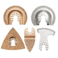5Pcs Crabide And Diamond Oscillating Multitool Saw Blade Fits Fein Multimaster