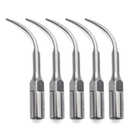 5Pcs Dental Ultrasonic Piezo Scaler Scaling Tip G4 For Ems Woodpecker Handpiece