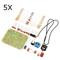 5Pcs Fm Transmitter Kit Rf 02 Wireless Microphone Parts Mp3 Repeater Micro Transmitter With Antenna
