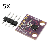 5Pcs Gy 213v Htu21d 3.3V I2c Temperature Humidity Sensor Module For Arduino