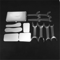 5Pcs Intraoral Dental Clinic Photography Mirror 8Pcs Retractor Cheek Lip Mouth Opener Dental Tools