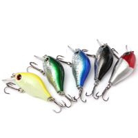 5Pcs/lot Plastic Fishing Lures Bait Minnow Bass Floating Lure Fishing Tackle Hooks Fishing Accessory