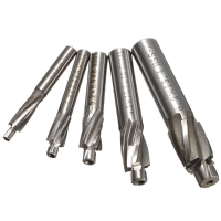5Pcs M3 M8 4 Flute Hss Al Countersink End Milling Cutter