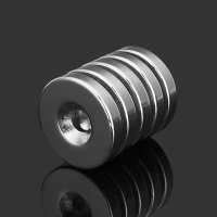 5Pcs N35 Strong Disc Neodymium Magnets 25mm X 5 Mm Round Ndfeb Magnets With 6mm Hole