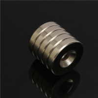 5Pcs N50 20mmx4mm Strong Round Countersunk Ring Magnets 5mm Hole Rare Earth Neodymium