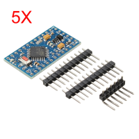 5Pcs Pro Mini Atmega328p 3.3V 8m Interactive Media Upgrade Version For Arduino