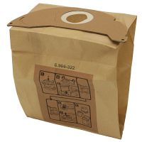 5Pcs Vacuum Cleaner Hoover Dust Bags Kraft Paper Replacement Bags For Karcher Wd2200 Wd2240