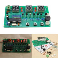 5V 12v At89c2051 Multifunction Six Digital Led Diy Electronic Clock Kit