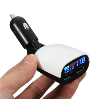 5V 2.1A Dual Usb Car Charger Plus Adapter Led For Ipad Tablet