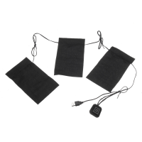 5V 2a 8.5W Electric Heating Pads 3pads Waterproof Heating Cloth Pads Set