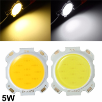 5W Diy Led Cob Chip High Power Bead Light Lamp Bulb Warm/cool White Dc15 17v